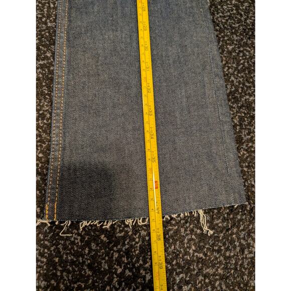 Everlane Women's Denim High Rise Kick Crop Jeans Flare Leg Blue Size 26 - Picture 8 of 13